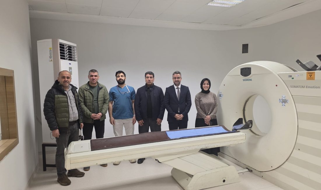 Genç Devlet Hastanesi’ne kazandırılan Bilgisayarlı Tomografi (BT) cihazı hizmete alındı.