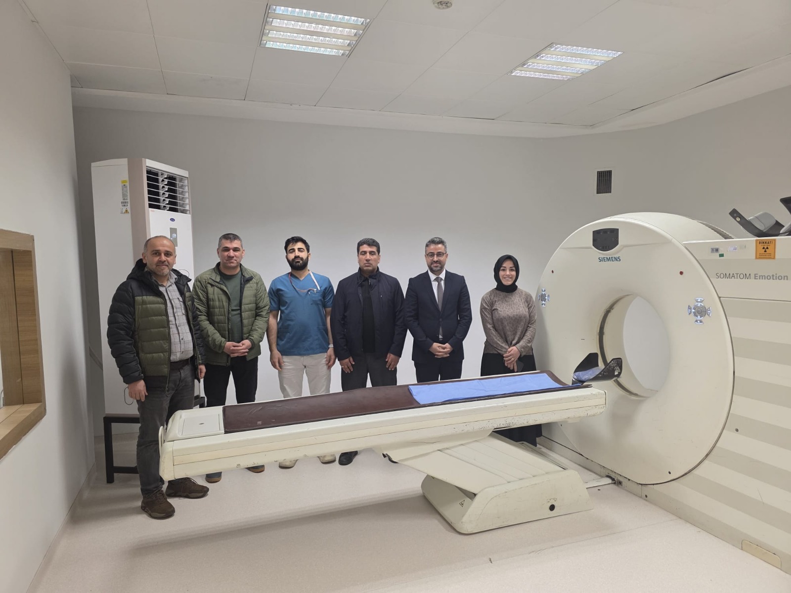 Genç Devlet Hastanesi’ne kazandırılan Bilgisayarlı Tomografi (BT) cihazı hizmete alındı.