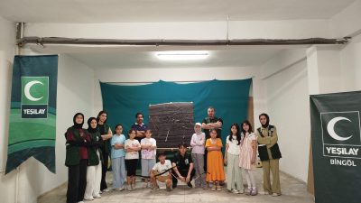 Yeşilay Bingöl Şubesi, 8-11 yaş grubundaki çocuklara yönelik düzenlediği 3